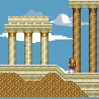 Another abandoned mockup with a Roman dude